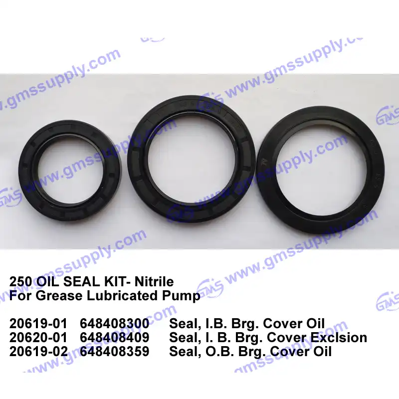 Oil seal, I.B.Brg.Cover Maintenance Guide for 250 Centrifugal Pump(P/N 20619-01 648408300/ P/N P25IBBOS)Performance